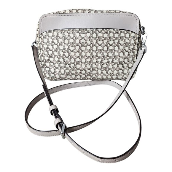 Kate Spade New York Spade Link Taupe And Cream Camera Crossbody Shoulder Bag COA - Picture 10 of 15